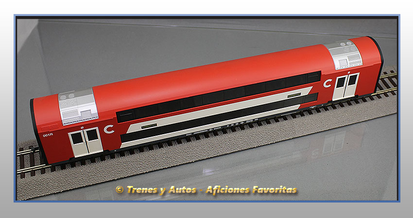 Coche pasajeros cercanias ESB-001R de 2 pisos - Renfe
